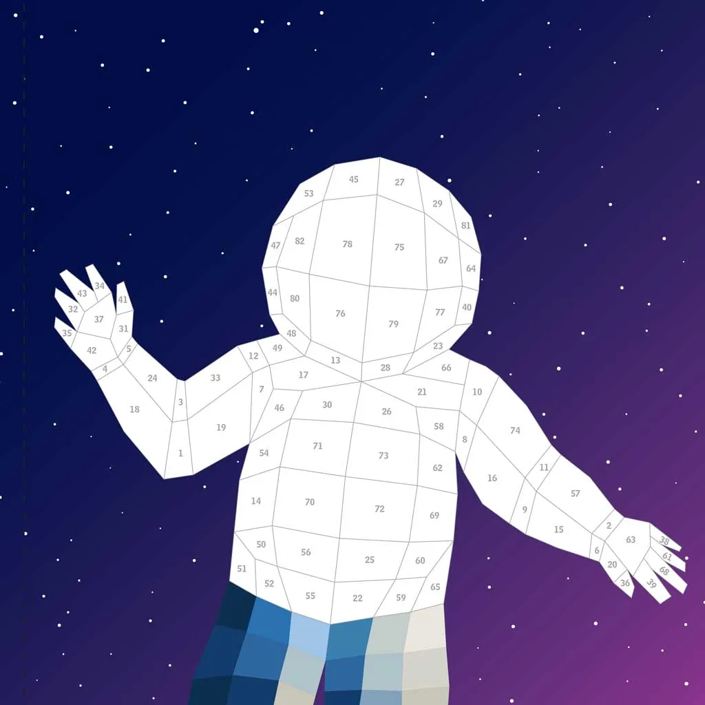 Workman Outer Space Paint by Sticker - Activity Book for Kids