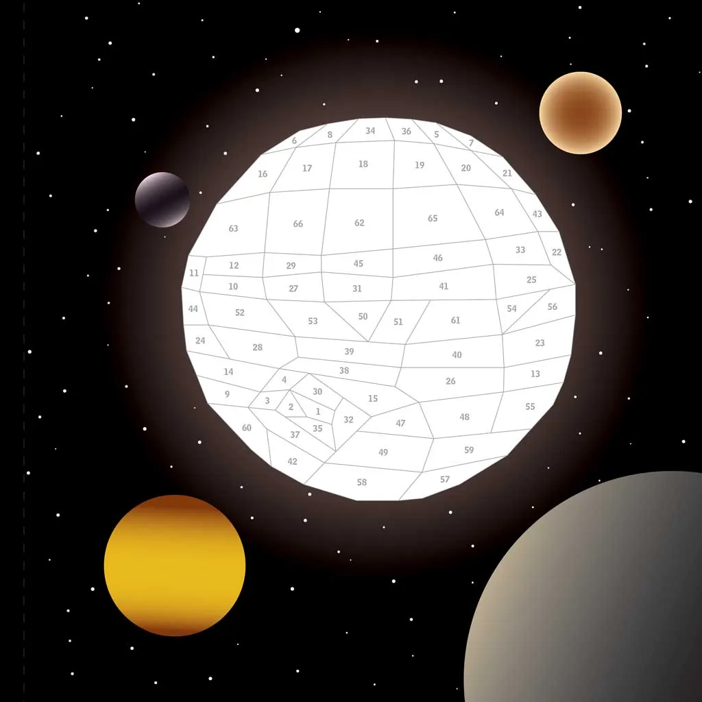 Workman Outer Space Paint by Sticker - Activity Book for Kids